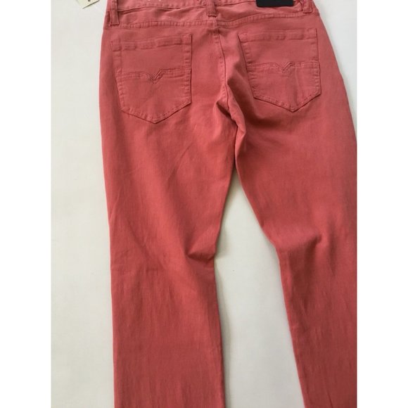 Guess Men's Halsted Slim Tapered Destroy Jeans Coral Soft Stretch Denim Size 31 - Picture 8 of 12